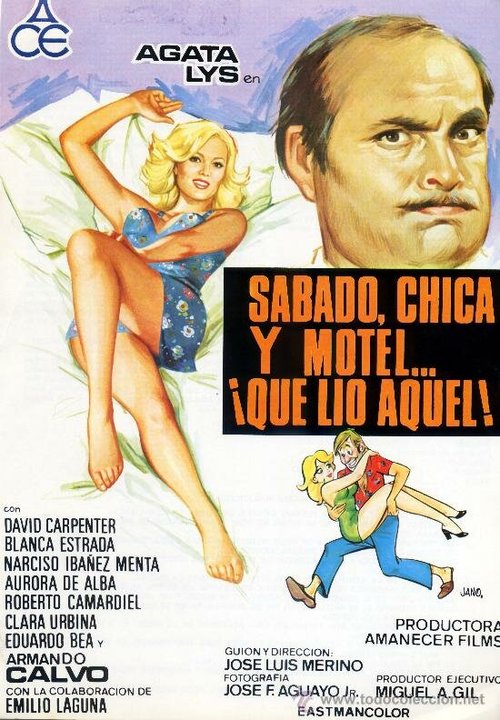 Обложка (Постер) Суббота, девочка, мотель... Полный бедлам! / Sábado, chica, motel ¡qué lío aquel! (1976) Обложка (Постер) Суббота, девочка, мотель... Полный бедлам! / Sábado, chica, motel ¡qué lío aquel! (1976)