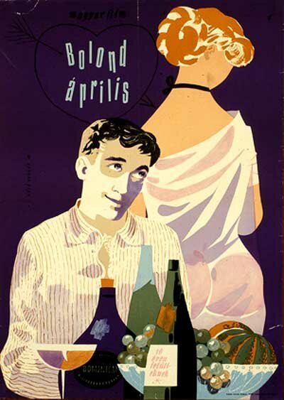 Обложка (Постер) Сумасшедший апрель / Bolond április (1957) SATRip