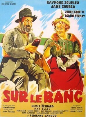 Обложка (Постер) Sur le banc (1954) SATRip