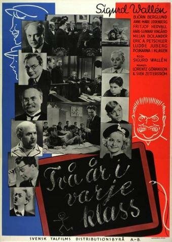 Обложка (Постер) Två år i varje klass (1938) SATRip