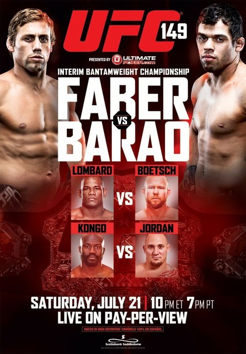 Обложка (Постер) UFC 149 (2012) HDRip Обложка (Постер) UFC 149 (2012) HDRip