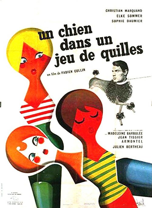 Обложка (Постер) Un chien dans un jeu de quilles (1962) SATRip