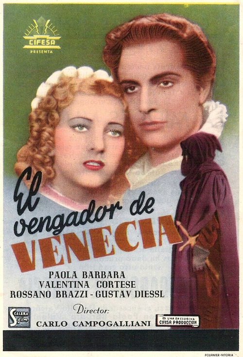 Обложка (Постер) Венецианский палач / Il bravo di Venezia (1941) SATRip Обложка (Постер) Венецианский палач / Il bravo di Venezia (1941) SATRip
