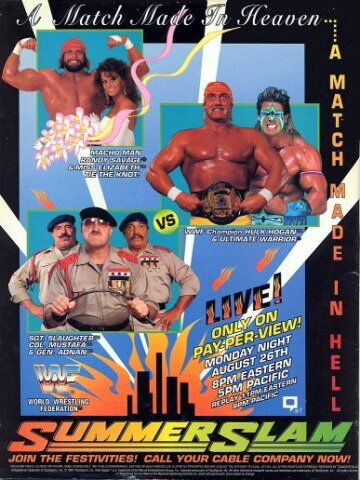 Обложка (Постер) WWF Летний бросок / Summerslam (1991) HDRip