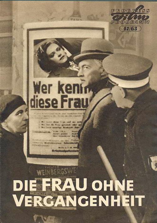 Обложка (Постер) Женщина без прошлого / Die Frau ohne Vergangenheit (1939) SATRip