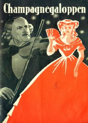 Обложка (Постер) Champagnegaloppen (1938) SATRip