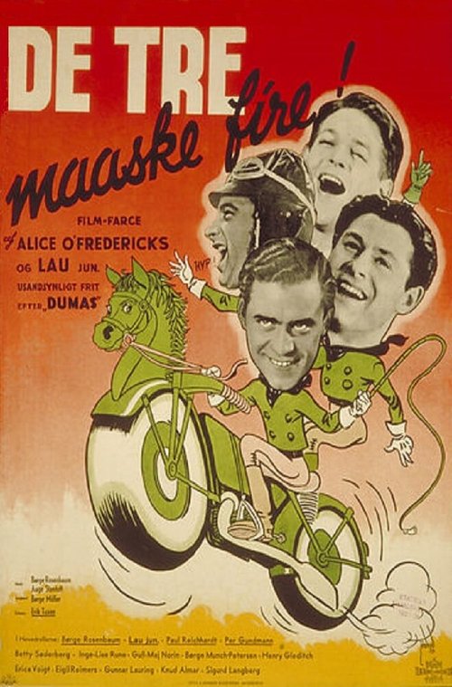 Обложка De tre måske fire (1939) 