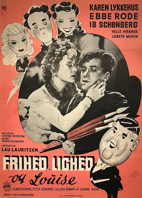 Обложка (Постер) Frihed, lighed og Louise (1944) SATRip