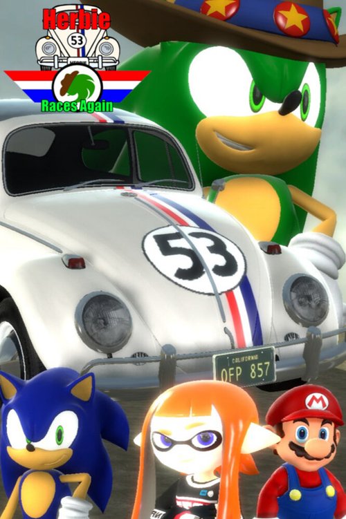 Обложка (Постер) Herbie Races Again (2017) HDRip