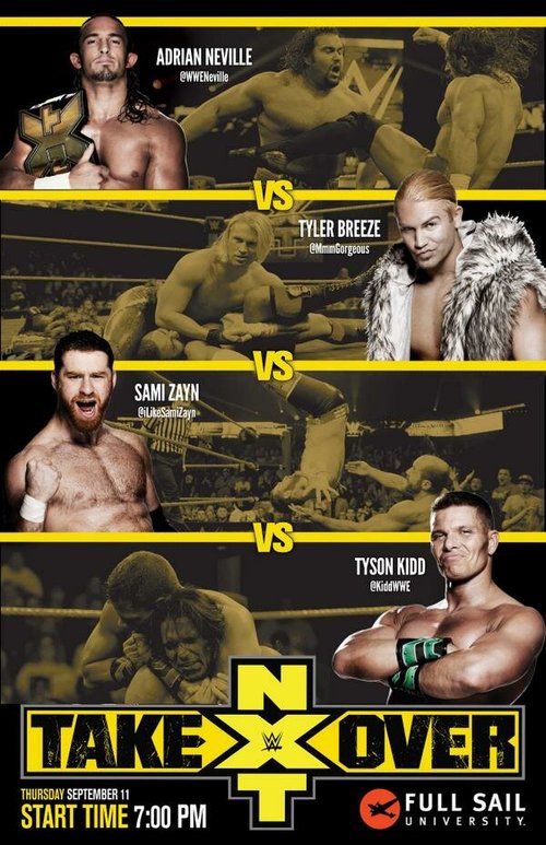 Обложка (Постер) NXT Переворот: 4 смертельных пути / WWE NXT Takeover: Fatal 4 Way (2014) 