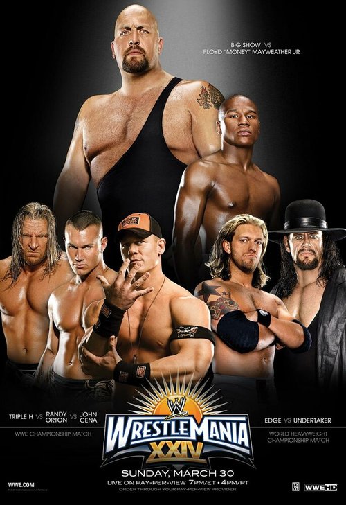 Обложка Рестлмания 24 / WrestleMania XXIV (2008) 