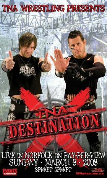 Обложка (Постер) TNA Назначение X / TNA Wrestling: Destination X (2008) HDRip