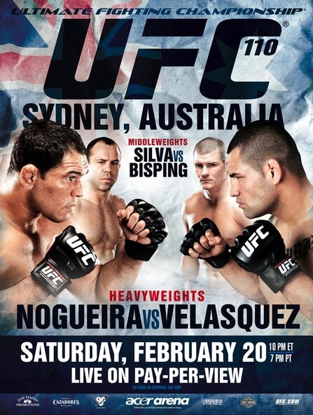 Обложка (Постер) UFC 110: Nogueira vs. Velasquez (2010) HDRip