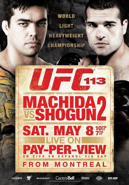 Обложка (Постер) UFC 113: Machida vs. Shogun 2 (2010) 