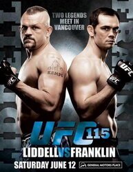 Обложка (Постер) UFC 115: Liddell vs. Franklin (2010) 