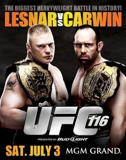 Обложка (Постер) UFC 116: Lesnar vs. Carwin (2010) 
