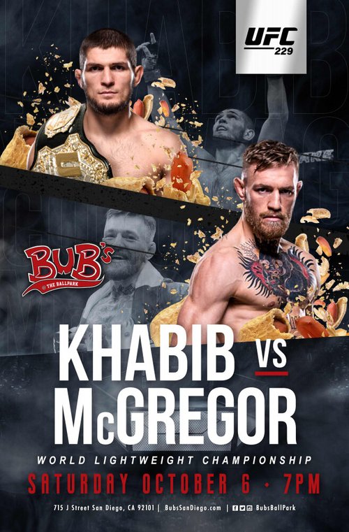 Обложка (Постер) UFC 229: Khabib vs McGregor (2018) HDRip