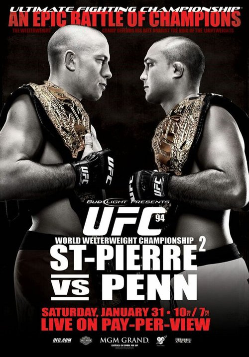 Обложка (Постер) UFC 94: St-Pierre vs. Penn 2 (2009) 