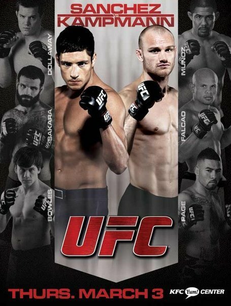 Обложка (Постер) UFC on Versus: Sanchez vs. Kampmann (2011) 