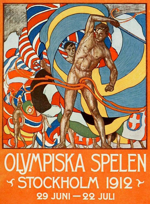 Обложка (Постер) V летние Олимпийские игры в Стокгольме / The Games of the V Olympiad Stockholm, 1912 (2017) HDRip