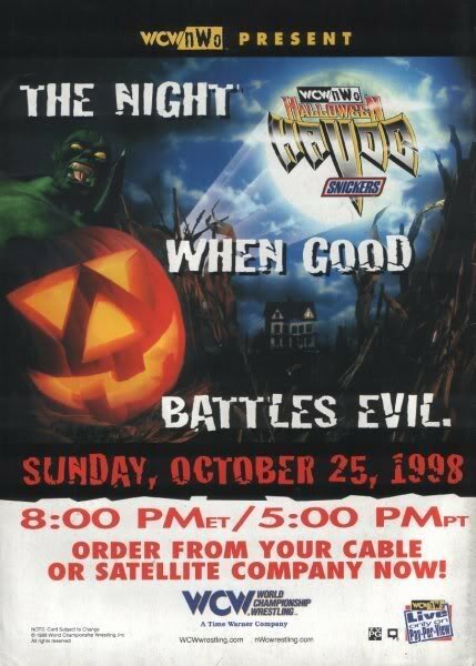 Обложка (Постер) WCW Разрушение на Хэллоуин / WCW/NWO Halloween Havoc (1998) HDRip
