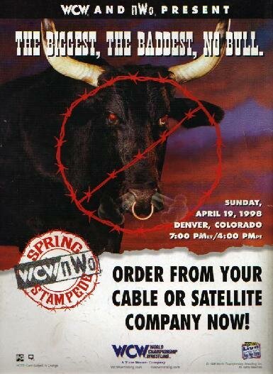 Обложка (Постер) WCW Весеннее бегство / WCW/NWO Spring Stampede (1998) 