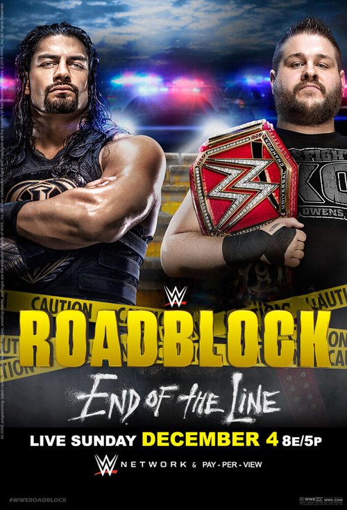 Обложка (Постер) WWE Барьер: Конец полосы / WWE: Roadblock - End of the Line (2016) 