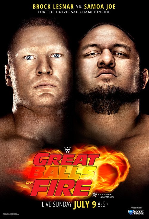 Обложка (Постер) WWE Большие огненные шары / WWE Great Balls of Fire (2017) 