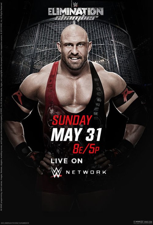 Обложка (Постер) WWE Камера ликвидации / WWE Elimination Chamber (2015) HDRip