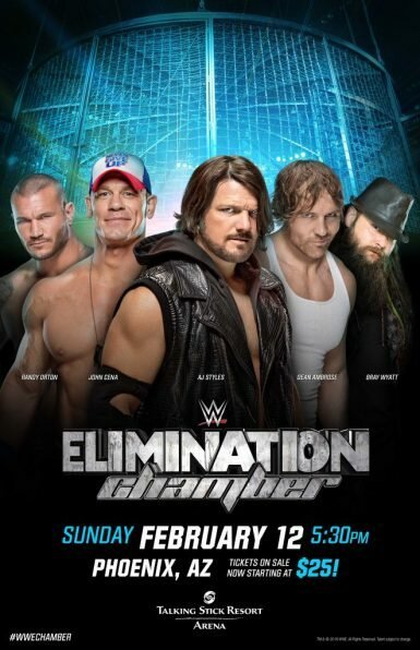Обложка (Постер) WWE Камера ликвидации / WWE Elimination Chamber (2017) HDRip