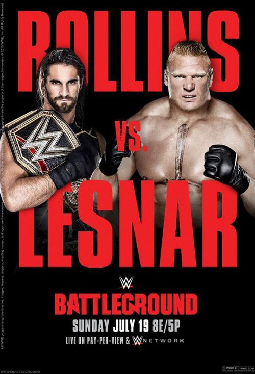 Обложка (Постер) WWE Поле битвы / WWE Battleground (2015) HDRip