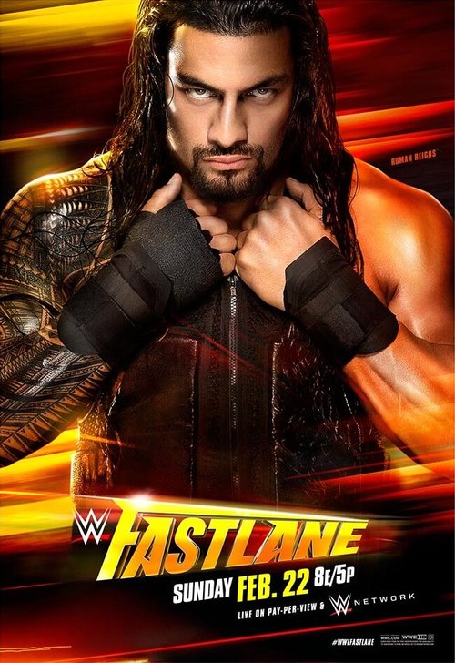 Обложка (Постер) WWE Полоса обгона / WWE Fastlane (2015) 