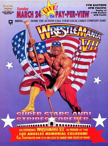 Обложка (Постер) WWF РестлМания 7 / WrestleMania VII (1991) HDRip