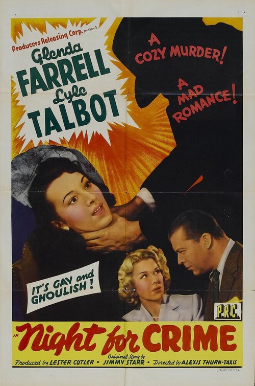 Обложка (Постер) A Night for Crime (1943) SATRip Обложка (Постер) A Night for Crime (1943) SATRip