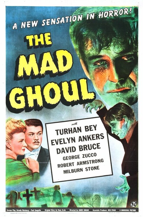 Обложка (Постер) Безумный гуль / The Mad Ghoul (1943) SATRip Обложка (Постер) Безумный гуль / The Mad Ghoul (1943) SATRip