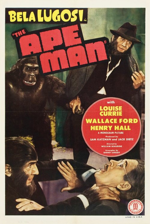 Обложка (Постер) Человек-обезьяна / The Ape Man (1943) SATRip Обложка (Постер) Человек-обезьяна / The Ape Man (1943) SATRip