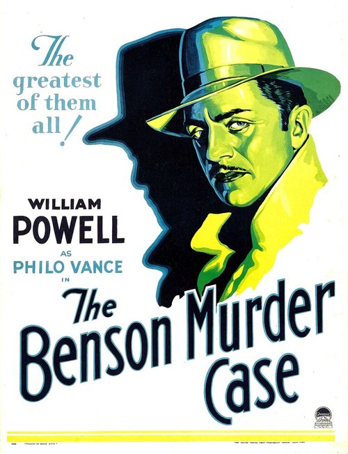 Обложка (Постер) Дело об убийстве Бенсона / The Benson Murder Case (1930) SATRip