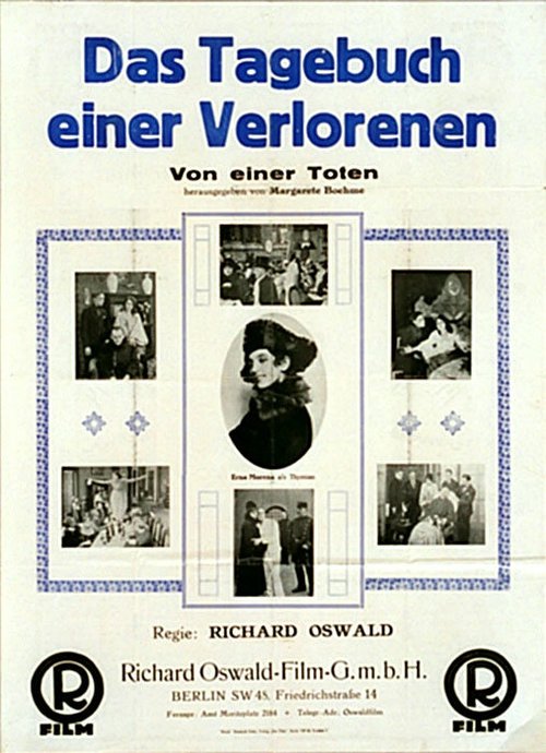 Обложка (Постер) Дневник пропавшей / Das Tagebuch einer Verlorenen (1918) SATRip