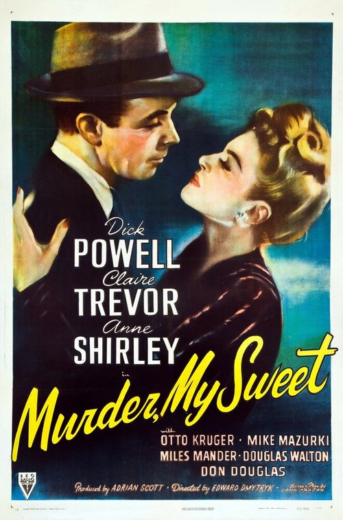 Обложка (Постер) Это убийство, моя милочка / Murder, My Sweet (1944) SATRip Обложка (Постер) Это убийство, моя милочка / Murder, My Sweet (1944) SATRip