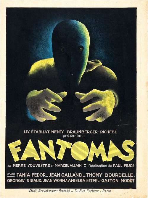Обложка (Постер) Фантомас / Fantômas (1932) SATRip Обложка (Постер) Фантомас / Fantômas (1932) SATRip