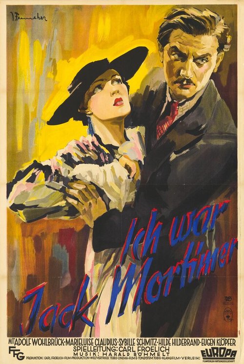 Обложка (Постер) Ich war Jack Mortimer (1935) SATRip Обложка (Постер) Ich war Jack Mortimer (1935) SATRip