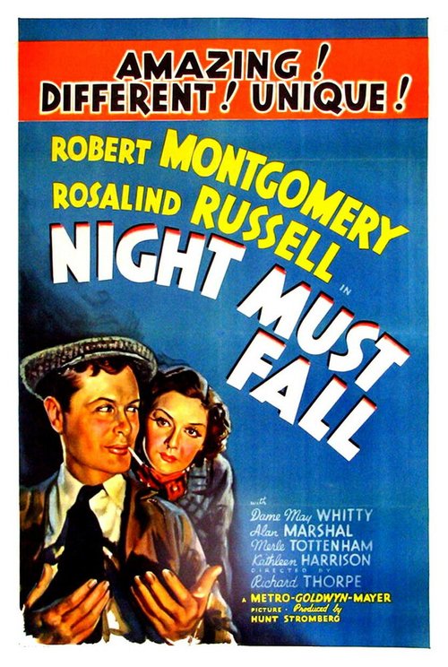 Обложка (Постер) Когда настанет ночь / Night Must Fall (1937) SATRip Обложка (Постер) Когда настанет ночь / Night Must Fall (1937) SATRip