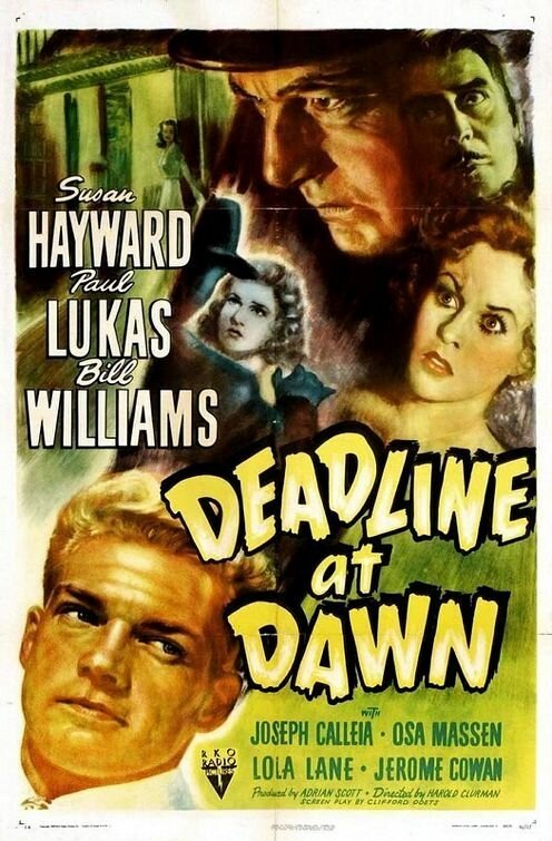 Обложка (Постер) Крайний срок — на рассвете / Deadline at Dawn (1946) SATRip Обложка (Постер) Крайний срок — на рассвете / Deadline at Dawn (1946) SATRip