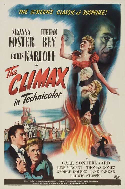 Обложка (Постер) Кульминация / The Climax (1944) SATRip Обложка (Постер) Кульминация / The Climax (1944) SATRip