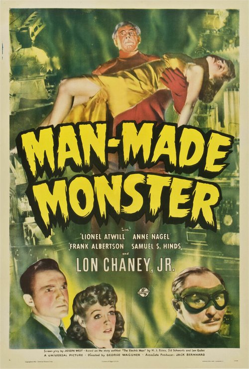 Обложка (Постер) Монстр, рожденный людьми / Man Made Monster (1941) SATRip Обложка (Постер) Монстр, рожденный людьми / Man Made Monster (1941) SATRip