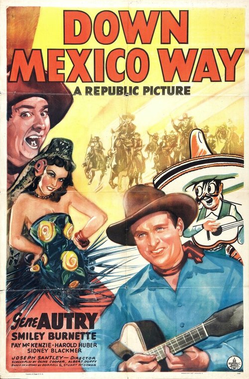 Обложка (Постер) На пути в Мексику / Down Mexico Way (1941) SATRip Обложка (Постер) На пути в Мексику / Down Mexico Way (1941) SATRip