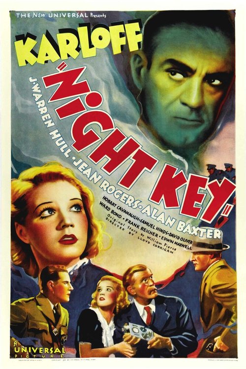 Обложка (Постер) Ночной ключ / Night Key (1937) SATRip
