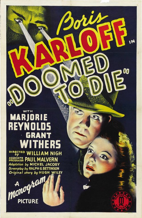 Обложка (Постер) Обреченный умирать / Doomed to Die (1940) SATRip