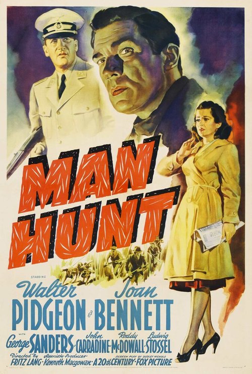Обложка (Постер) Охота на человека / Man Hunt (1941) SATRip Обложка (Постер) Охота на человека / Man Hunt (1941) SATRip