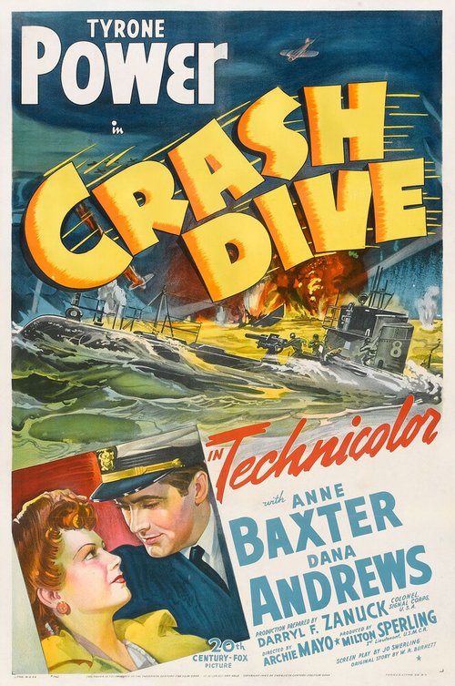 Обложка (Постер) Опасное погружение / Crash Dive (1943) SATRip Обложка (Постер) Опасное погружение / Crash Dive (1943) SATRip